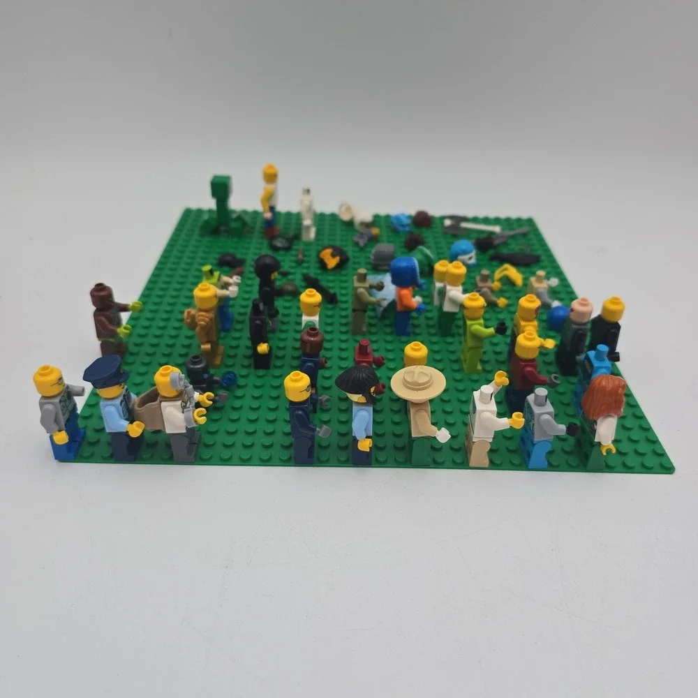 LEGO Minifigure Lot Mixed Figures Parts Accessories City Ninjago Star Wars More